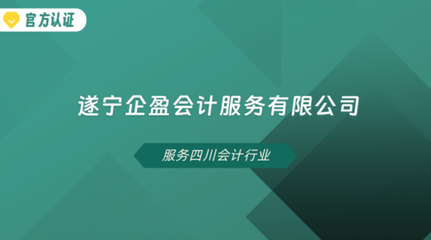 遂宁企盈会计服务 专业会计服务助力企业稳健发展